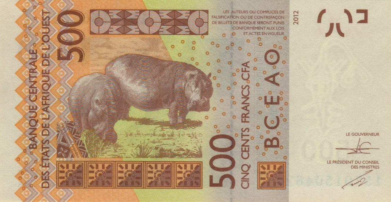 Togo (W.A.S) 500 2015 UNC P-819T/d